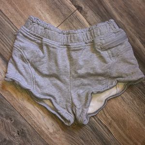 grey adidas shorts
